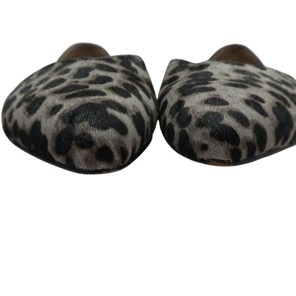 J. Jill Mirabelle Dorsays Leather Cow Hair Pointed Toe Flats Womens 7.5 - Picture 8 of 13